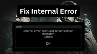 Исправлена ​​внутренняя ошибка Escape from Tarkov: несоответствие местоположения клиента и сервер...