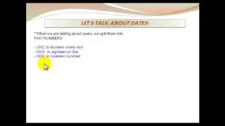How to read dates in English