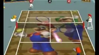Mario Tennis N64 Gameplay | GamersCast