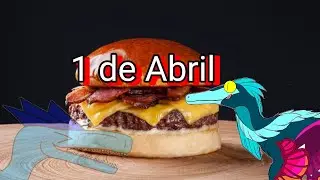 1 de Abril no pré-história / sobrevivência de hambúrguerssaurus