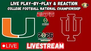 Miami vs. Indiana | Radio | College Football National Championship | ESPN LIVESTREAM | LIVE Reaction