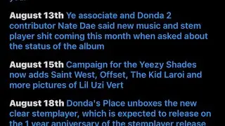 DONDA 2 info megathread | Ye has been in the studio
