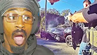 Florida Man Robs Stores At Gunpoint Loses To Power Pole Bodycam Reaction Poppa Benji
