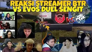 Reaksi para streamer melihat duel BTR RA VS EVOS REBORN di PMPL SEA !!