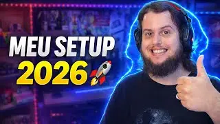 MEU SETUP DE POBRE EM 2026! 🎥 TOUR PELO ESTÚDIO LUMUS🚀