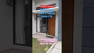 Rumah Contoh 1 Lt, SIAP HUNI, Type Lb.36/ Lt.60m&sup2;, 2 KT, 1 KM, Harga 400 jutaan, di Selatannya BSD