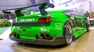 UNIQUE RC MODEL DRIFT CARS IN MOTION!! RC DRIFT LAMBORGHINI, RC DRIFT POLICE CAR