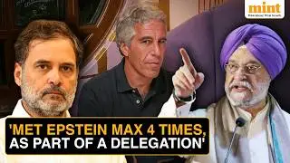 Minister Hardeep Puri Clarifies On Epstein 'Links', Hits Back At Rahul Gandhi's Allegations