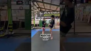 Andreago Muaythai Kick Training #shorts #muaythai #jogja #trending