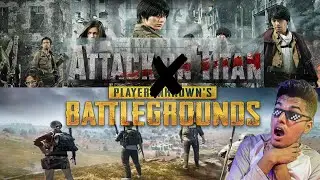 PUBG MOBILE x Attack on Titan collaboration is now live! , JONATHAN Reaction 😱😱 🔥🔥