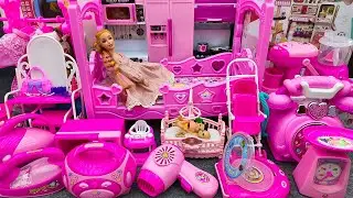 12 Minutes Satisfying with Unboxing Barbie Princess Bed &Kitchen Appliances Playset ASMR｜Review Toys