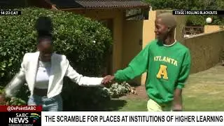 The scramble for places at institutions for higher learning continues