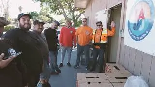 SCDCL and LIUNA Support West LA Families with Thanksgiving Food Distribution