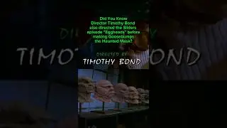 Did you know Timothy Bond the Goosebumps and Sliders Director❓ #shorts #90s #didyouknow  #goosebumps
