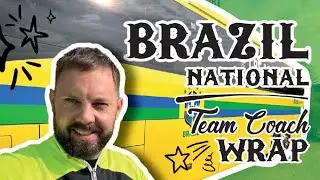 Brazil National Team Bus Wrap