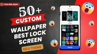 Super Amoled miui 13 best theme 🤩  Custom 50+ lock screen wallpaper 🔥 June 2023! @TechStarJamir