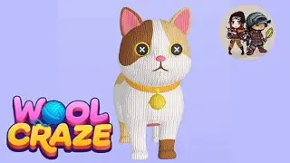 Wool Craze Puzzle level 65 Cat | Mobile Gameplay Walkthrough |
