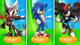 Sonic Dash - Movie Sonic Vs Cursed Samurai Infinite Vs Doom Shadow Vs All Boss Zazz Egman -