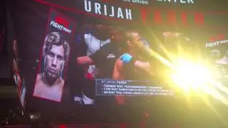 UFC SACRAMENTO - FABER LAST ENTRANCE !