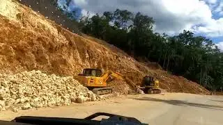 25mins  of TRAFFIC in the CLIFF ROADS OF TAFT Eastern Samar