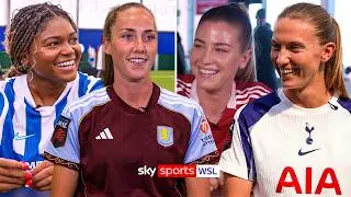 Clare Hunt, Lucy Parker, Madison Haley & Marie H&ouml;binger answer quick-fire questions