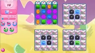 Candy Crush Saga LEVEL 197 NO BOOSTERS (new version) 18 MOVES
