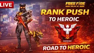 🔥Free Fire Rank Push LIVE &ndash; Can We Reach Hero This Stream?!