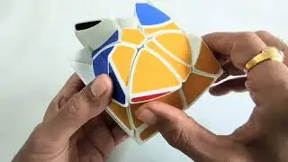 Pillowed Axis Curvy Hexaminx Cube | Pillowed Axis Hexaminx with Marble PLA | Twisty puzzle