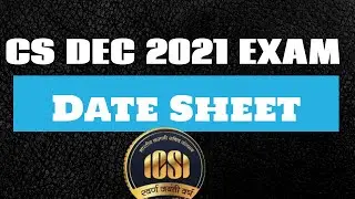 CS December 2021 Exam Time Table by @icsiliveupdate  Don't miss #icsi #csdec21exam