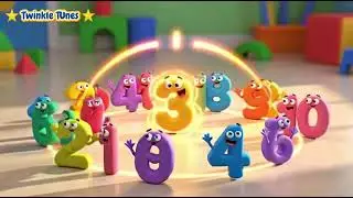 Jumping Numbers Dance || Numbers & Counting Song, Nursery rhymes song for kids 02