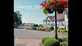 Lakeside, Ohio, Chautauqua Park Pavilion and Lake Erie