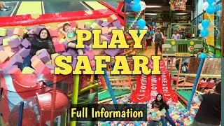 Play Safari In Agra | Kids Indoor Game Park | Full Information In My Vlog |Famous Place For Kids..