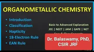 CHEMICAL SCIENCE DEC-2025|TS SET|AP SET|AP RCET|JL&DL|ORGONOMETALIC COMPOUNDS L-1|Dr. Bala Swamy JRF