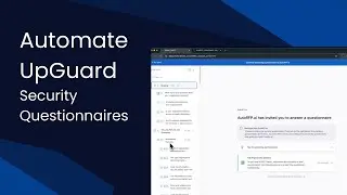 How to Automate UpGuard Security Questionnaires (AI Portal Agent Demo)