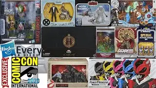 Every Hasbro 2020 SDCC Exclusive Ghostbusters Power Rangers Marvel Legends Transformers G.I. Joe