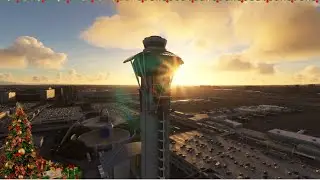 Christmas Music from KLAX Los Angeles Airport - Relaxing Christmas Airport Ambience Meditation