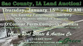 Sac County, IA Land Auction!