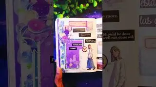 ASMR Violet Collage Journal 💜 #collagejournal #shorts #asmrjournaling #minijournal #pocketjournal