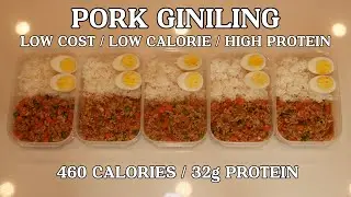Pork Giniling Meal Prep (Low Calorie, High Protein)