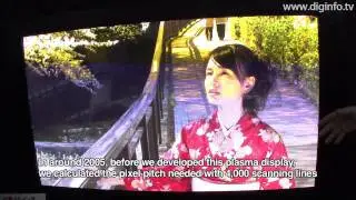 Towards Super Hi-Vision Broadcast TV - Ultra-High-Definition Plasma Display : DigInfo