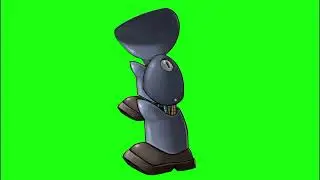 dr zomboss leg idle animation green screen 3