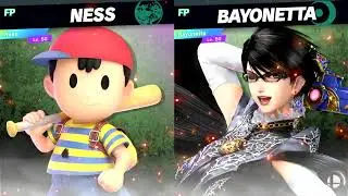 Super Smash Bros Ultimate Amiibo Fights &ndash; 9pm Poll Ness vs Bayonetta