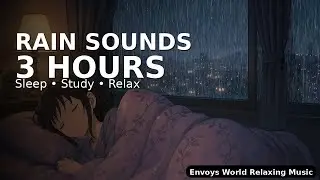 🌧️ Rainy Night Sleep Music with Anime Girl &ndash; Relaxation & Stress Relief