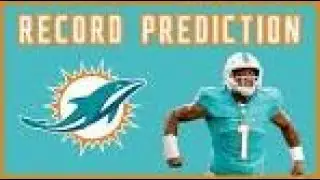 Miami Dolphins 2023 Record Prediction