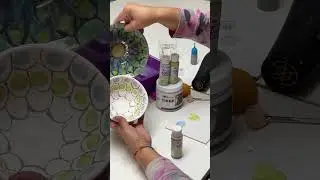 TÉCNICA DE PLUMA DE PAVO EN ALTA TEMPERATURA