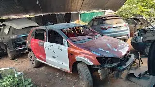 Volkswagen Polo Accident Body Repair | Full Denting Painting Process 😱 | Doctor Car Body
