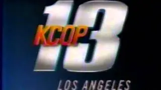 KCOP Los Angeles Channel 13  News introduction  1987