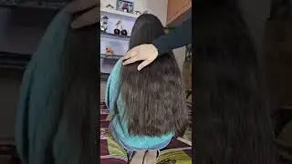 Long Silky Hair Play & Combing SilkyHair LongHair Beautiful Black Hair Flow in Natural Light PART 1
