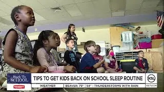 Tips to get kids back on school sleep schedule