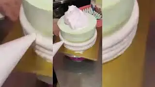Simple Floral Cake Decoration using Fresh Cream a.k.a Hiasan Kek Ringkas Corak Bunga